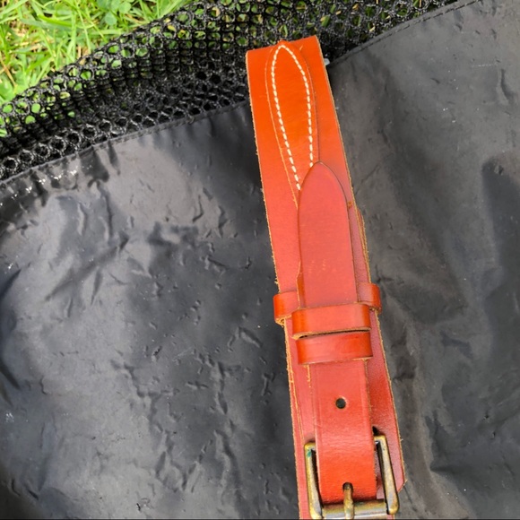 LL Bean Leather Belt - Picture 3 of 8